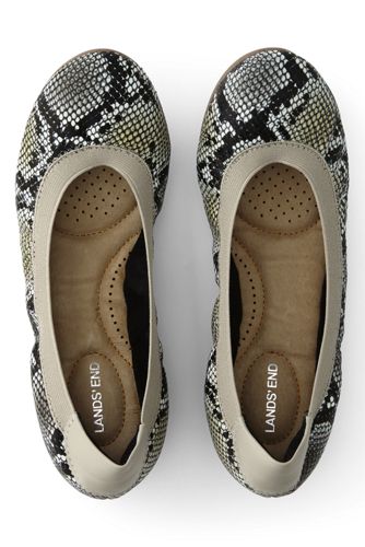 lands end comfort elastic ballet flats