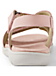 Komfort-Sandalen aus Veloursleder für Damen
