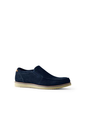 mens wide width casual slip on shoes