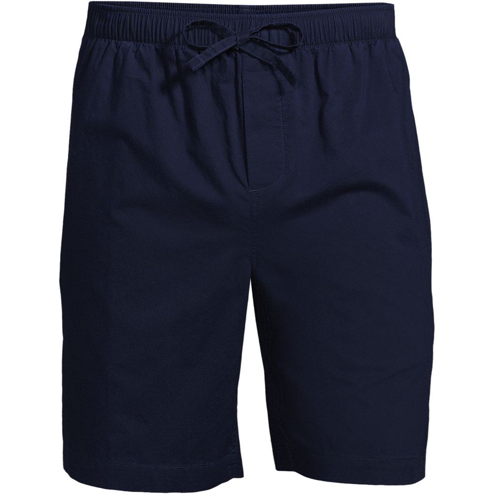 Men s Poplin Pajama Shorts Lands End