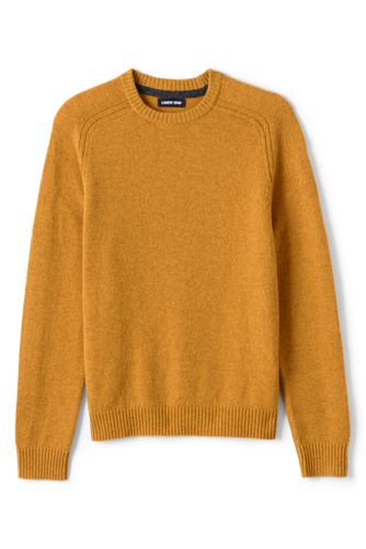 Men S Pure Lambswool Jumper Lands End