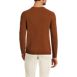 Men's Long Sleeve Lambswool Crewneck Sweater, Back