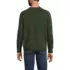 Men's Long Sleeve Lambswool Crewneck Sweater, Back