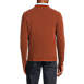 Men's Long Sleeve Lambswool Crewneck Sweater, Back