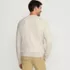 Men's Long Sleeve Lambswool Crewneck Sweater, Back