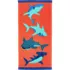 Kids Printed Velour Beach Towel, Front