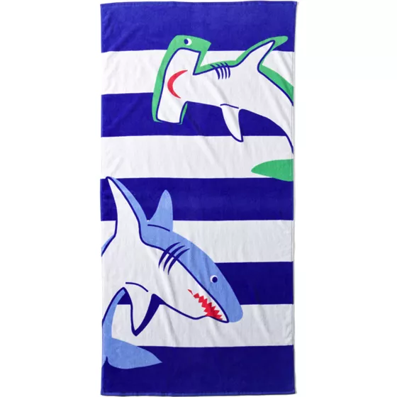 Kids Printed Velour Beach Towel - primary