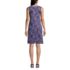 Women's Cotton Jersey Sleeveless Swim Cover-up Dress Print, Back
