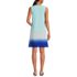 Women's Cotton Jersey Sleeveless Swim Cover-up Dress Print, Back