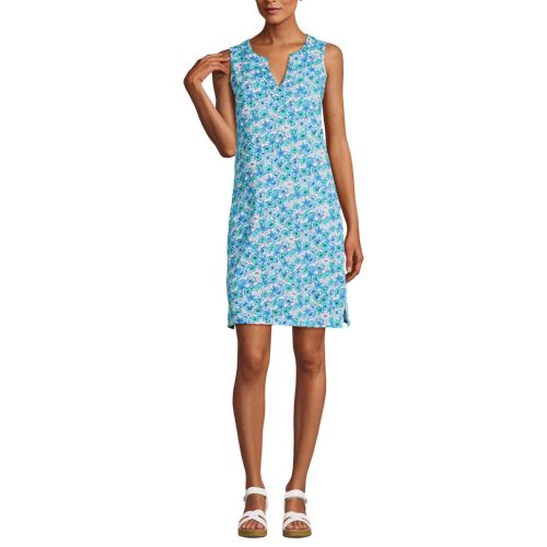 Robe de Plage Sans Manches à Motifs, Femme Stature Standard image number 2