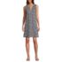Women's Cotton Jersey Sleeveless Swim Cover-up Dress Print, Front