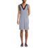 Women's Cotton Jersey Sleeveless Swim Cover-up Dress Print, Front