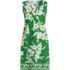 Women's Cotton Jersey Sleeveless Swim Cover-up Dress Print, Front