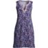Women's Cotton Jersey Sleeveless Swim Cover-up Dress Print, Front