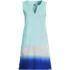 Women's Cotton Jersey Sleeveless Swim Cover-up Dress Print, Front
