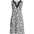 Women's Plus Size Cotton Jersey Sleeveless Swim Cover-up Dress Print, Front
