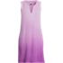 Women's Plus Size Cotton Jersey Sleeveless Swim Cover-up Dress Print, Front