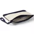 Medium Solid Canvas Zipper Pouch, alternative image