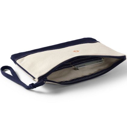 Solid Canvas Zipper Pouch - image 1