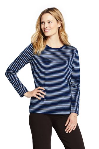 lands end crew neck sweatshirt