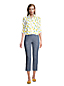 Women's Mid Rise Cropped Trousers, Chambray