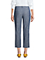 Women's Mid Rise Cropped Trousers, Chambray