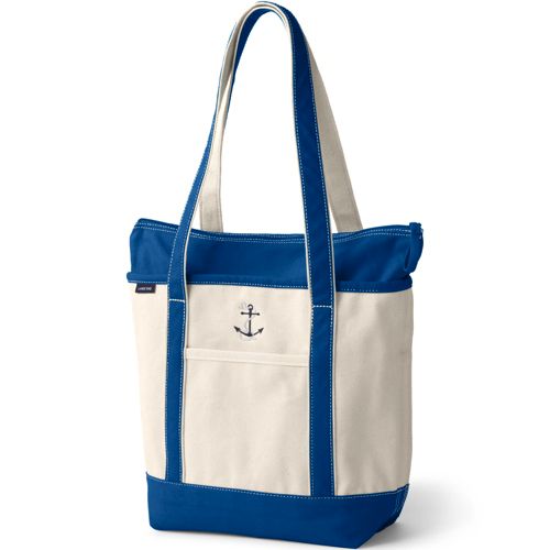 Embroidered Monogram Large Utility Tote Bag Personalize Custom 