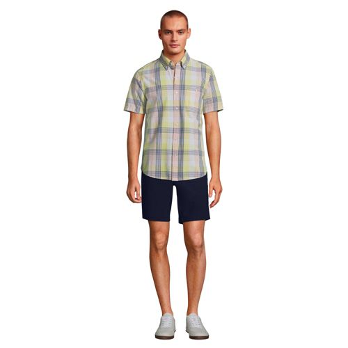 Seersucker-Kurzarmhemd für Herren, Classic Fit image number 3