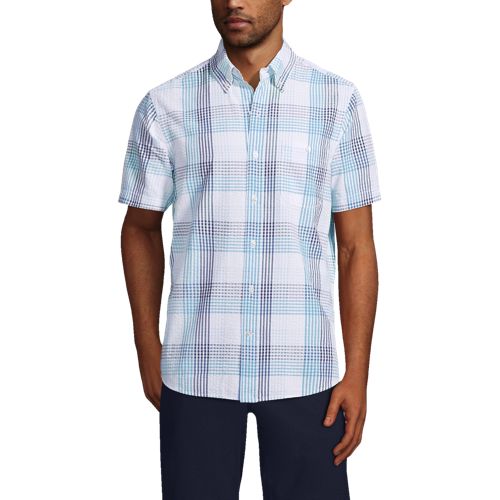 mens short sleeve seersucker shirts