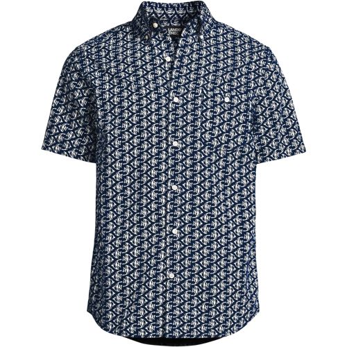 Women's Drapey Rib Fitted Short Sleeve Mini T-Shirt | Lands' End