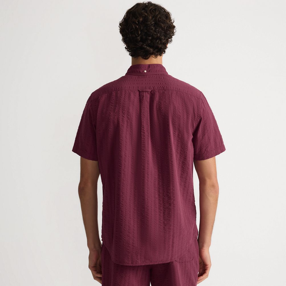 Men's Short Sleeve Seersucker Shirt | Lands' End