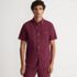 Men's Short Sleeve Seersucker Shirt, Front