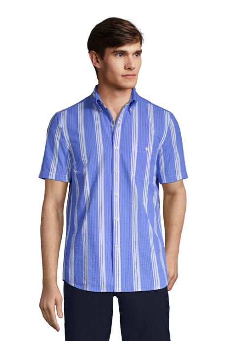 247-Clothing Mens Classic Short Sleeve Shirt Poplin Office Casual Easy Care Colours