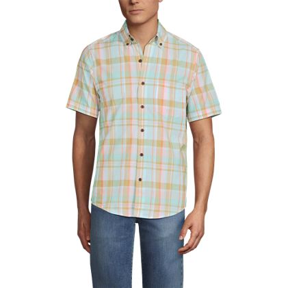 Men's Short Sleeve Madras Shirt - image 4