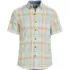 Men's Big and Tall Traditional Fit Short Sleeve Madras Shirt, Front