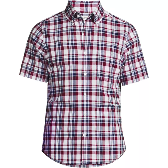 Men's Short Sleeve Madras Shirt - primary