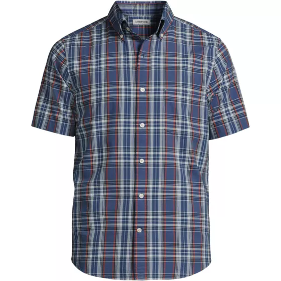 Men's Short Sleeve Madras Shirt - primary