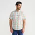 Men's Traditional Fit Short Sleeve Madras Shirt, Front