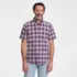 Men's Traditional Fit Short Sleeve Madras Shirt, Front