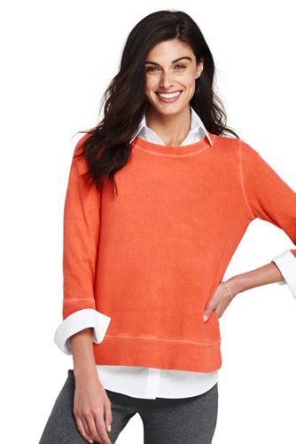 lands end womens sweatshirts