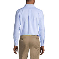 Men's Adaptive Long Sleeve Oxford Dress Shirt, Back