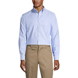 Men's Adaptive Long Sleeve Oxford Dress Shirt, Front
