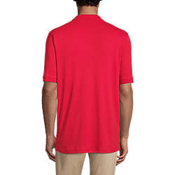 Men's Adaptive Short Sleeve Interlock Polo Shirt, Back