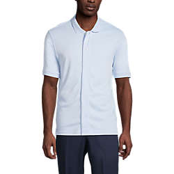 Men's Adaptive Short Sleeve Interlock Polo Shirt, Front
