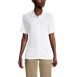 Women's Adaptive Short Sleeve Interlock Polo Shirt, Front