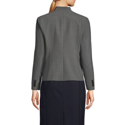 Women's Washable Wool Collarless Blazer - image 3