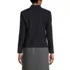 Women's Petite Washable Wool Collarless Blazer, Back
