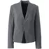 Women's Washable Wool Collarless Blazer, Front