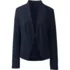 Women's Petite Washable Wool Collarless Blazer, Front