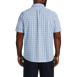 Men's Big Short Sleeve Seersucker Shirt, Back